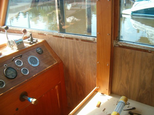 Repairing Grand Banks Veneer Damage