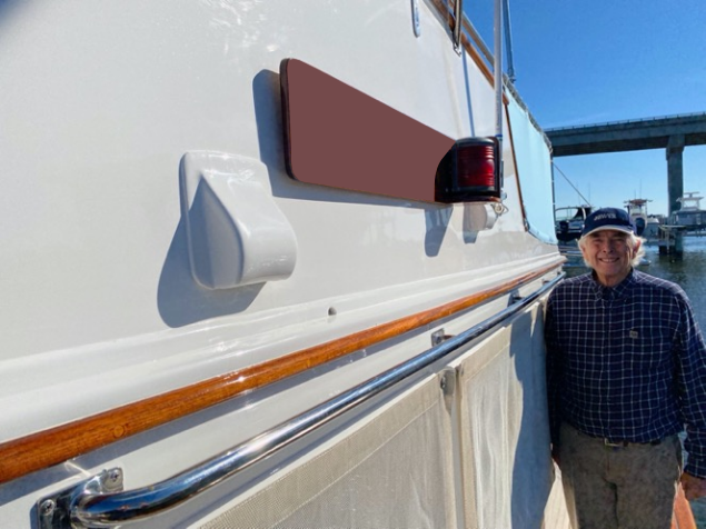 Grand Banks Boat Repair Keel Damage