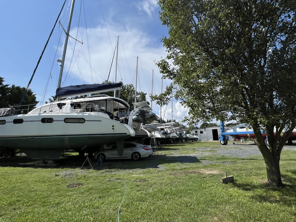 Oxford MD Chesapeake Catamaran Land Storage